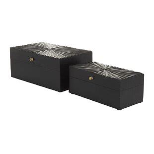 wayfair black decorative boxes